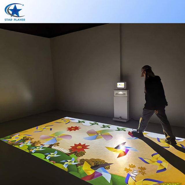 Indoor All-In-One 3D Mapping Interactive Floor Wall Projection Projector HDMI Full HD Remote Control Android OS for