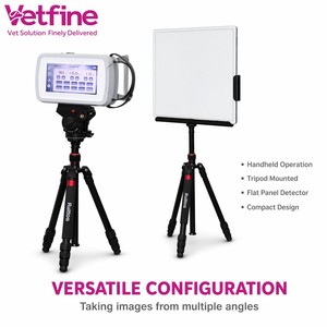 Système de radiographie numérique portable vétérinaire haute fréquence avec détecteur à panneau plat – Kit complet pour cliniques vétérinaires - Product Image 5
