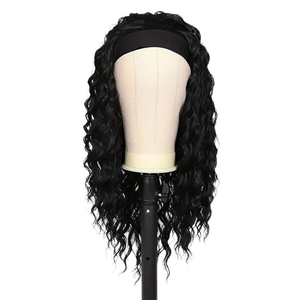 Peluca de cabello humano brasileño virgen natural con frente de encaje de onda profunda con cutícula larga Base de encaje suizo de grado Remy - Product Image 6