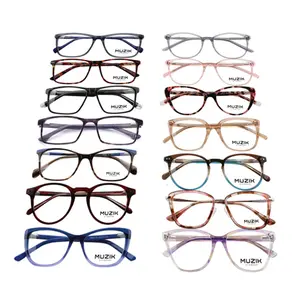 Custom logo fashion computer anti blue light blocking optical glasses spectacle eyeglasses frames for men women unisex