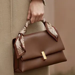 Oem moda özel logo kadın pu deri klasik bayanlar crossbody el çantası omuz çantası