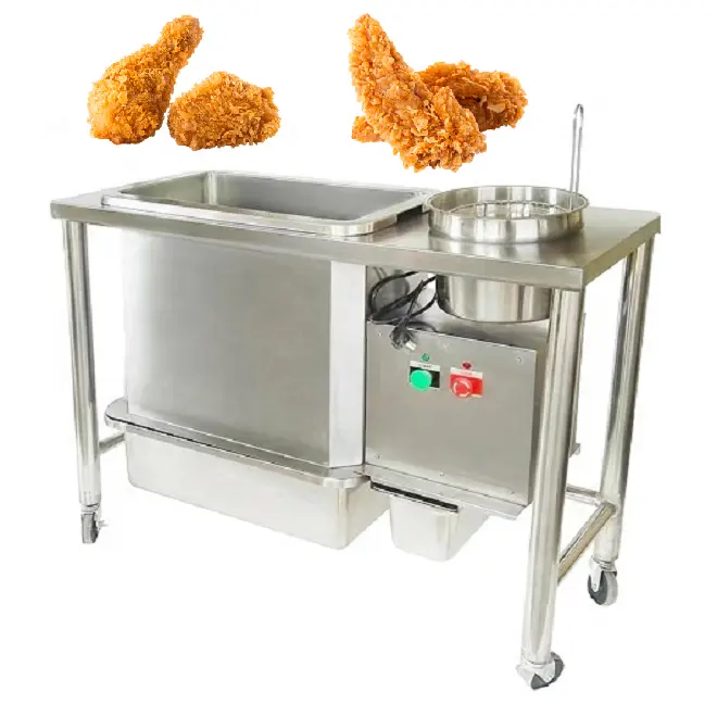 electric kfc equipment breading tables batter and breading machine fried shrimp chicken breading machine for fried chicken
