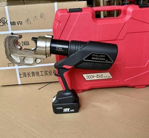 Échantillon disponible 16-400mm 14 tonnes pince à sertir électrique batterie câble cosse <span class=keywords><strong>hydraulique</strong></span> sans fil Machine à sertir électrique outil de sertissage - Product Image 1