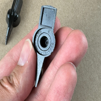 Nouveau, original, en stock : Boutons en bakélite noire Daka-Ware de 2,2 pouces de long, type « tête de poulet », pour tube de radioamateur
