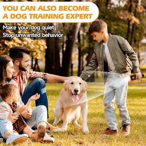 Dog Repellent Device LED Rechargeable & Waterproof Dog Repeller Ultrasonic Dog <b>Bark</b> Deterrent Device - Product Image 2