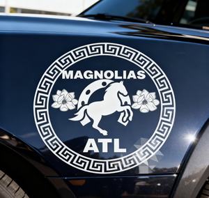 Impermeabile resistenza UV veicolo trasferimento Amine auto decalcomanie personalizzate in vinile cromato Die taglio adesivi finestrino auto per 3d auto decalcomania - Product Image 4