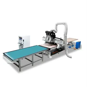 Máquina cortadora de madera ATC CNC para la fabricación de puertas, automática, de PVC, YJ-K9Z, para la industria de muebles