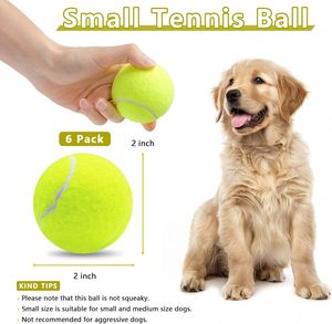 Jouets à mâcher pour chiens personnalisés avec logo, écologiques, en gros, balles de tennis en caoutchouc pour animaux de compagnie, jouets interactifs pour chiens - Product Image 2