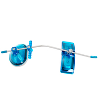 Appareil d'orthodontie pour traction maxillaire, structure à poteau unique, hauteur réglable, distance ajustable, maintien sécurisé, coussin en silicone, pour enfants