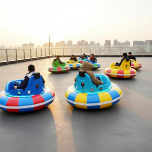 Équipement de qualité parc à thème QIQU Batteries antigel Fonctionnement non-stop pour adultes et enfants Parent-enfant Autos tamponneuses - Product Image 1