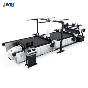 Cortadora de Tela Automática JWEI con Cuchilla Circular para Ropa y Ropa Deportiva con Cámara CCD y Mesa de Vacío - Product Image 6