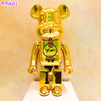 Résine Artisanat Intérieur Boutique Galerie Exposition Ours Brique Boutique décorations Statues de dessins animés et briques d'ours grandeur nature