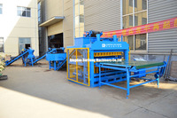 Ligne de production de machines à fabriquer des briques en terre cuite entièrement automatiques DF10-10, machine à fabriquer des briques en terre compressée Btc