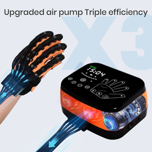 Air Pump Triple Efficiency <b>Finger</b> Exerciser Hand Rehab Glove Electric Heat <b>Massage</b> Pneumatic Stroke Recovery Device - Product Image 5