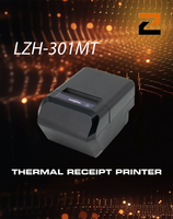 Imprimante thermique de reçus POS monochrome laser YUXIN 72 mm avec coupe automatique, vitesse élevée 300 mm/s, USB/ pour la vente au détail