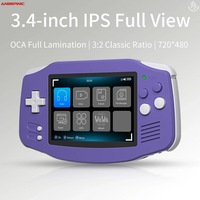 Console de jeux portable Anbernic RG34XX, jeux vidéo rétro, système d'exploitation Linux, écran HD de 3,5 pouces, console de jeux portable