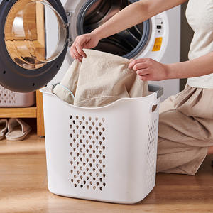 Cesto de Ropa Rectangular de Material PP, Organizador de Ropa Portátil para Baño y Uso Doméstico - Product Image 2