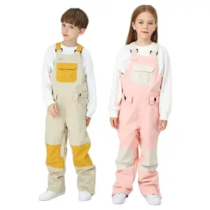 OEM Sport Children Jumpsuit 1 Piece Boys And Girls Snow Suit Outdoor Girls Skiing Overall Snowboard Kids Winter Clothes