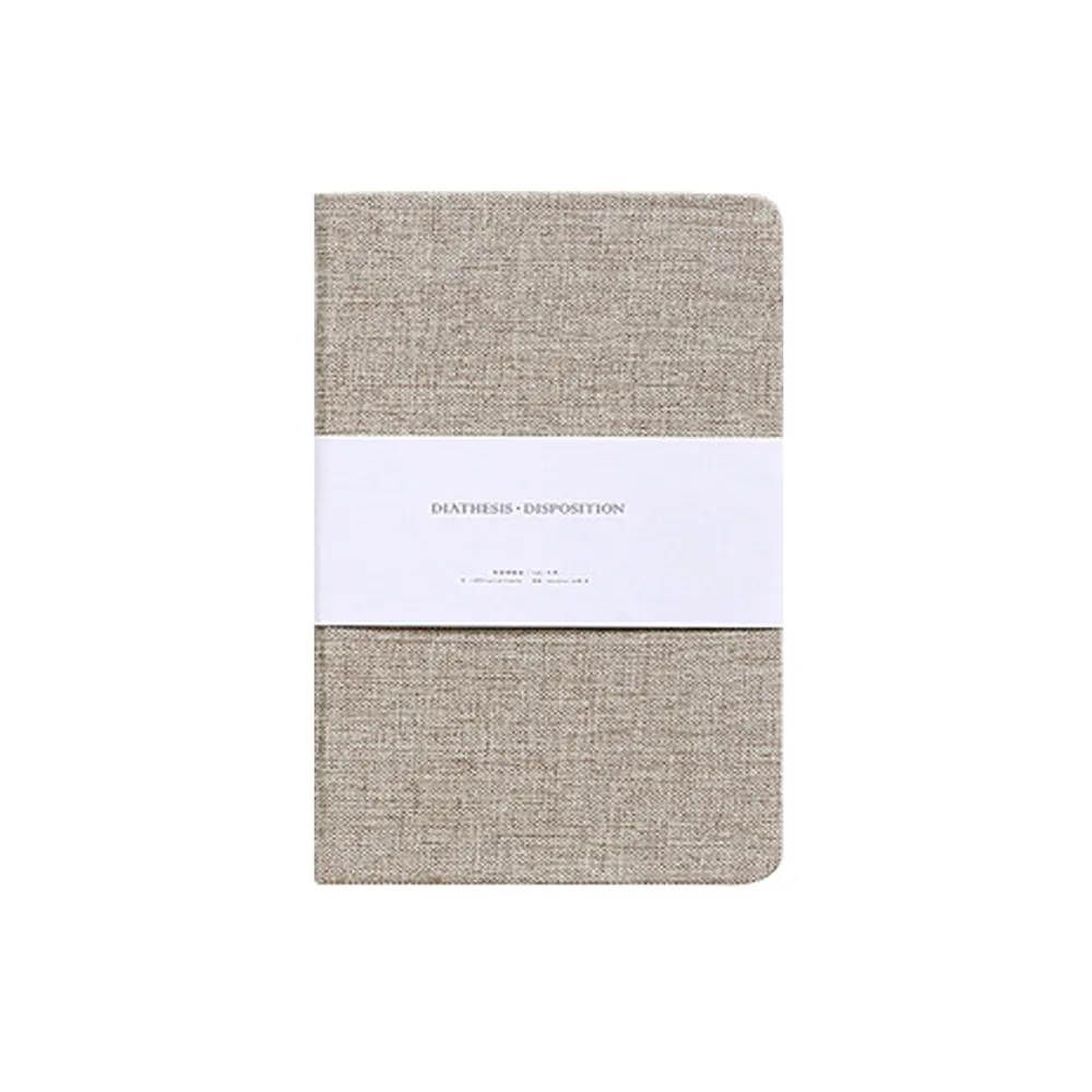 Agenda A5 con impresión personalizada, cuaderno de tela de lino de lujo, cubierta dura, al por mayor, 2022