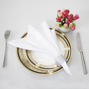 Khăn Trải Bàn Sang Trọng Chất Lượng Cao Khăn Ăn Satin Trang Trí Khách Sạn Cho Đám Cưới Bằng Polyester - Product Image 2