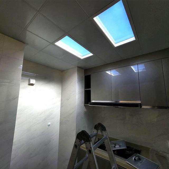 160W 320W Intelligent 2200-7800 CCT Tunable Artificial Sunlight Virtual LED Skylight Smart Panel Light