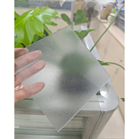 Plaque en polycarbonate solide translucide blanc laiteux givré pour diffuseur de lumière LED et décoration