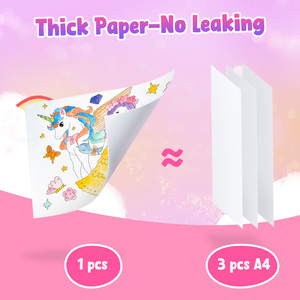 Joycat Ma Thuật <span class=keywords><strong>Unicorn</strong></span> Màu Nước Màu Màu Bộ Xách Tay Vui Vẻ Phong Phú Giấy Bản nháp Nghệ Thuật Sáng Tạo Nguồn Cung Cấp Kit Cho Trẻ Em - Product Image 6