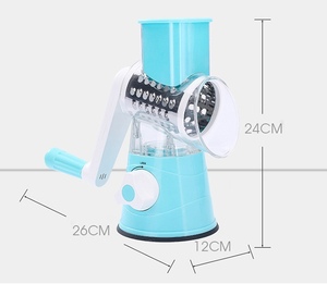 Hand Crank ROTARY pho mát vắt tay tròn trống Slicer Shredder máy xay cho trái cây và rau công cụ cao cấp cho nhà bếp sử dụng - Product Image 4