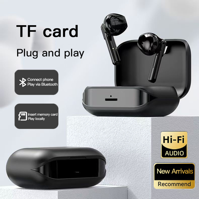 Wireless TWS Earphone Clips Support Memory Cards, Power Banks, Wireless Gaming Earbuds, Earphone Hangers, and MP3 Players