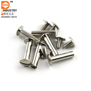 Barils de fixation en acier inoxydable, barils de fixation M3*5 Dia.4 M3*13mm Plaining M3 Vis de fixation Chicago M3 de PDM - Product Image 1