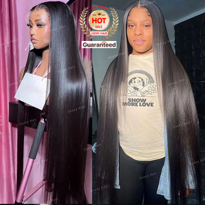 Thẳng Ren Phía Trước Tóc Giả Hd Ren Tóc Giả 13X6 Tóc Con Người Cho Phụ Nữ Da Đen Pre Ngắt Brazil 32 30 Inch 13X4 Ren Phía Trước Tóc Giả - Product Image 1