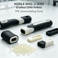 AOSILE W5G-3 SEBS greflé à l'époxy, Agent réactif pour mélanges PP/PET, Liaison Nylon & PC, Compatibilisant réactif pour extrusion