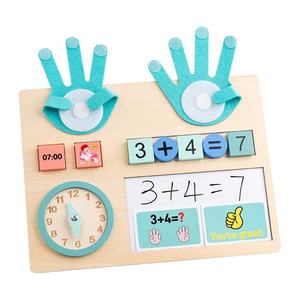 Juguetes Montessori Nuevos, Reloj <span class=keywords><strong>de</strong></span> Madera Educativo, Juguetes Educativos <span class=keywords><strong>para</strong></span> Contar con los Dedos, Material Didáctico <span class=keywords><strong>de</strong></span> Matemáticas, Juguete <span class=keywords><strong>de</strong></span> Aprendizaje <span class=keywords><strong>de</strong></span> Matemáticas - Product Image 6