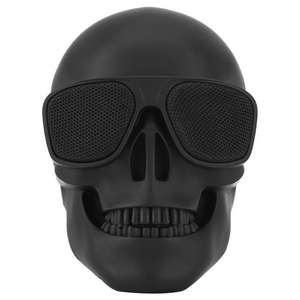 Altavoz Bluetooth con Diseño de Calavera de Esqueleto de Halloween Redwingy, Altavoz Inalámbrico Portátil Personalizado con Cabeza de Diablo para el Hogar y Exteriores - Product Image 1
