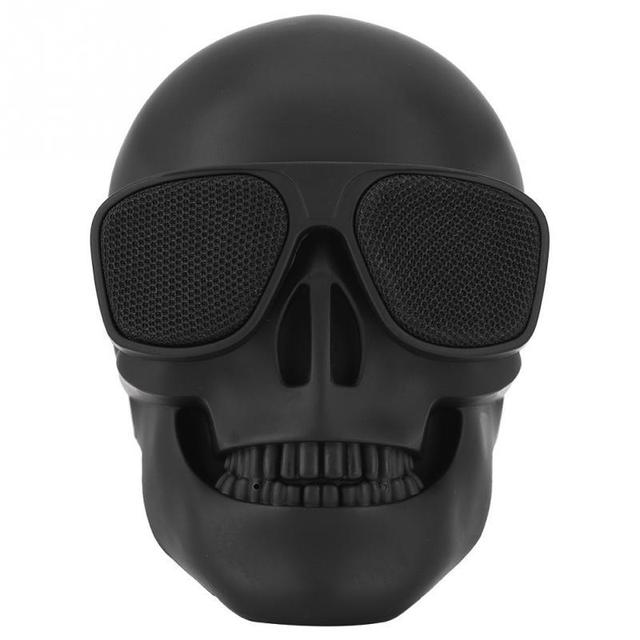 Redwingy Halloween Skeleton Skull Case Blue Tooth Speaker Home Personalized Devil Head Wireless Portable Speakers Outdoor