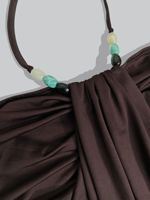 GX26476 Modische Sommer-Damenkleidung Boutique Sexy Streetwear Ärmelloses Neckholder-Nachtclubkleid Einzigartiges Super-Mini-Kleid