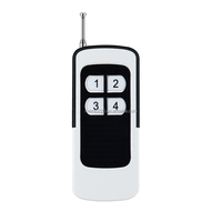 Interruptor remoto de relé de 12V, interruptor de Control remoto inalámbrico RF, 4 canales, 433Mhz, 1000 metros
