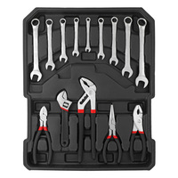 Coffret à outils à roulettes 799 pièces fabriqué en Chine, ensemble multi-outils domestique avec perceuses en acier au chrome-vanadium, best-seller transfrontalier pour la réparation
