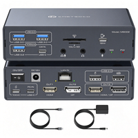 19'u 1 Arada USB-C Bağlantı İstasyonu Üçlü Ekran 4K 60Hz, 100W PD Girişi, 18W Çıkış, USB 3.2/3.0 Hub, 1000Mbps LAN, SD/TF Kart Okuyucu