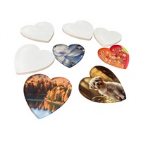 MDFSUB Supports de sublimation haut de gamme pour transfert thermique, sous-verres et sous-plats en acrylique en forme de cœur personnalisables, pour décoration de table de mariage et cadeaux