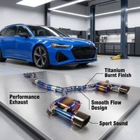 Système d'échappement Valvetronic Catback pour Audi RS4 RS5 B9 B9.5 2.9T en alliage de titane, amélioration du son des performances de la voiture