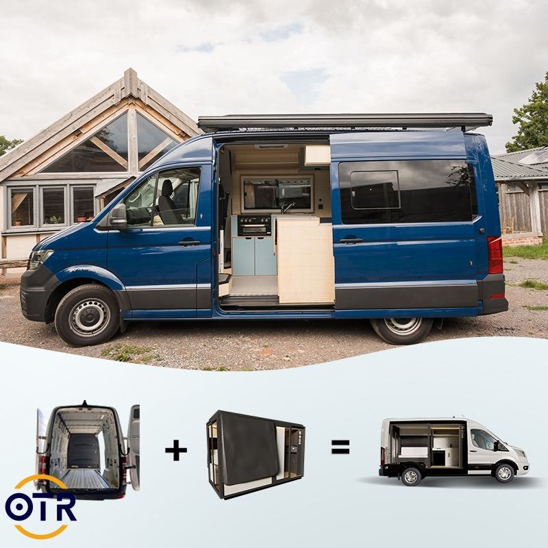 Compact Kitchenette Module for Van Conversion Sink Fridge and ...