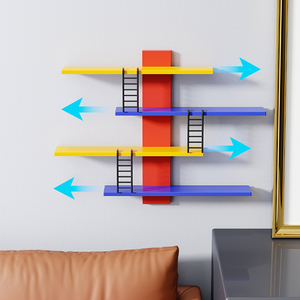 Nuevo estante de exhibición de modelo de trabajo hecho a mano de plástico de Combinación libre, estante de almacenamiento de figuras de juguete montado en la pared duradero - Product Image 1