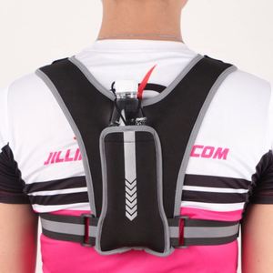 Wholesale Sports Customized Men Phone Holder Unisex Safety Vest Backpack Reflective <b>Running</b> Vest with Bottle Holder - Product Image 3