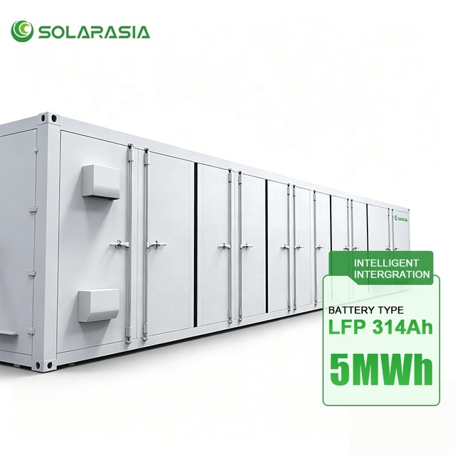 All in One Commercial Industrial air Cooling BESS 5 Mwh Lifepo4 Lithium Solar Battery Container for Industrial