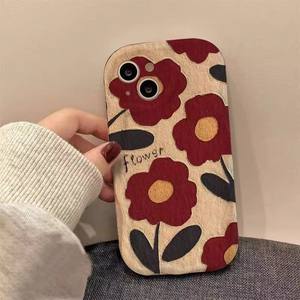 เคสโทรศัพท์กันกระแทกสำหรับ13 PRO MAX r/ 7 8 plus/ 11/12 XS สีน้ำตาลฤดูใบไม้ร่วงและฤดูหนาว - Product Image 6