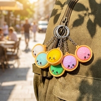 Porte-clés poupées Xiaolongbao simulées, breloques de sac pour couple, accessoires de porte-clés de voiture, petits cadeaux