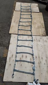 Chaînes à <span class=keywords><strong>neige</strong></span> à serrage automatique robustes en acier allié pour pneus de camion, antidérapantes 2247QC - Product Image 6