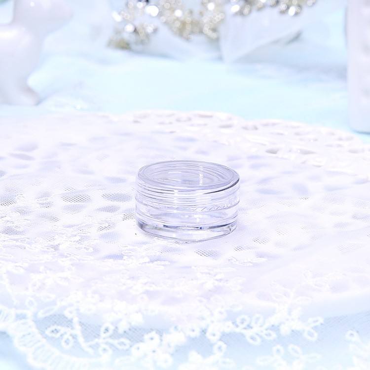 clear jar with transparent cap