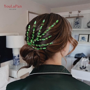 YouLaPan HP902 Elegante Fascia <span class=keywords><strong>per</strong></span> Capelli con Strass, Accessorio <span class=keywords><strong>per</strong></span> Sposa, Copricapo Elegante <span class=keywords><strong>per</strong></span> Matrimonio, <span class=keywords><strong>Accessori</strong></span> <span class=keywords><strong>per</strong></span> Capelli Fatti a Mano <span class=keywords><strong>per</strong></span> <span class=keywords><strong>Damigelle</strong></span> - Product Image 5